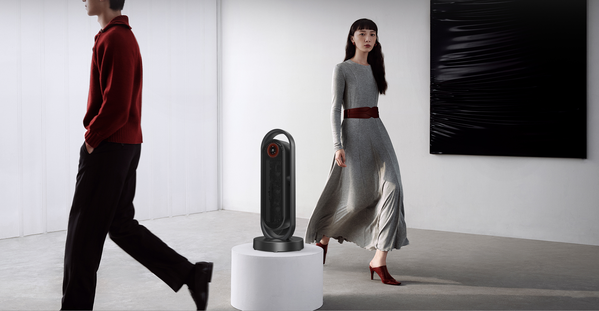 RANVOO セラミックヒーター 35℃表示 Amazon | RANVOO 【速暖・節電 エコ機能】 セラミックファンヒーター